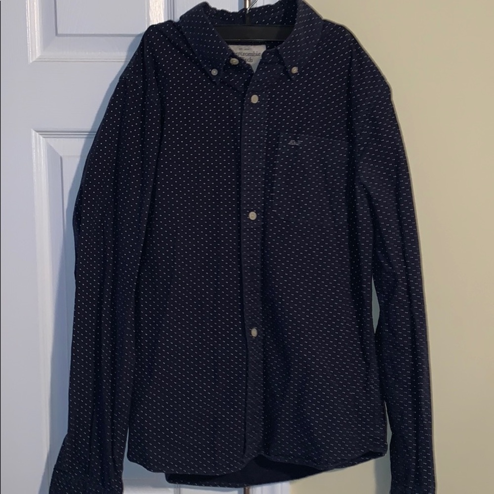 Abercrombie Navy Button Up